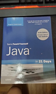 [順豐包郵] Textbook - Java [Sams Teach Yourself Java]