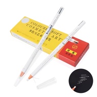 Ready Stock#1818白色拉线眉笔细腻防水不脱色不晕染白色眼线笔化妆用拉丝眉笔