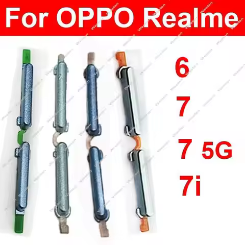 Side Power Volume Button For Realme 6 Pro 6i 6S 7i 7 Pro 4G 5G On OFF Power Volume Keys Switch Small