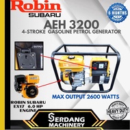 Robin Subaru 2.6KVA/2600Watt 4-Stroke Gasoline Petrol Generator IMC-AEH3200 - Original EX17 Robin Su