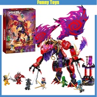 71832 Thunderfang Dragon of Chaos Building Blocks Dragons Rising Ninja Gifts Toys for Boys