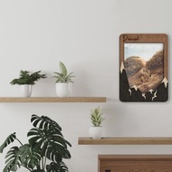 個性立山相框單張20x25cm雕花木框