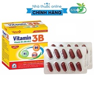 Vitamin 3B Helps supplement and prevent vitamin B1, B6, B12 deficiency for the body, box of 100 tabl