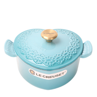 France LE CREUSET 20cm enamel cast iron pot heart shaped pot love pot casserole boiling cooking vege