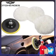 (5 Pcs) OTOHEROES Car Body Polishing Pad Waxing Wheel Wool 6 Inch - DB5
