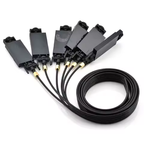 2 Meter 6 Color Ink Tube Hose Pipe Line With Square Damper Screw Nuts Oring for For Epson XP600 TX80