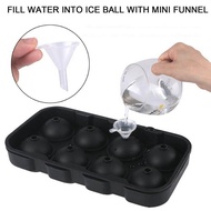 (GOGOMART) Round Silicone Ice Cube Mold 8 Grid Ice Cube Mold