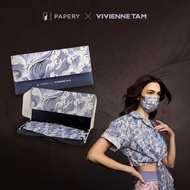 客製化禮物 MASKfolio L 長版口罩套 Vivienne Tam - Seawave