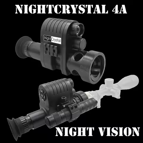 Megaorei 4A 4B Night Vision Rifle Scope 850nm IR Clip-on Attachment Monocular Digital 1080p Hunting