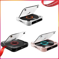 ❤ RotatingMoment  Bluetooth-Compatible CD Player 1200MAh Rechargeable LCD Screen Mini CD Player A-B Repeat Car CD Player USB AUX Playback