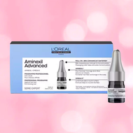 LOREAL Aminexil Advanced 6 ML. X 10 ขวด ชุดเซรั่มหนังศีรษะลดผมขาดร่วง กระตุ้นการเกิดใหม่ของเส้นผมดูห