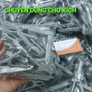 Sỉ. (2 bịch 40 cái) Kẹp chuyên dùng cho kích cơ. Kẹp acquy loại cứng. Kẹp acquy màu xám làm kích cơ 