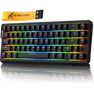 ATTACK SHARK | คีย์บอร์ด ATTACK SHARK X68 HE 8000Hz Rapid Trigger ความแม่นยำ 0.01 มม. แบบมีสาย สวิตช