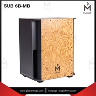 Magie Cajon Percussion กลองมากี คาฮอง รุ่น SUB 6B-B / MB / BU กลอง ไม่มีไฟฟ้า เครื่องดนตรี เคาะจังหว