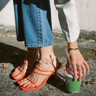 Kaleofficial 3-Inch High Heels Stella Orange Model