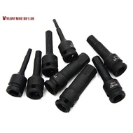 1/2 Inch Impact Hex Socket Bit 12.5mm H5-H19 Allen Key Wrench Socket Bit Impact Wrench Socket Adapte