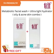 TDF Metabiotic Facial Wash 100ml + Ultra Light Hydrator 50g