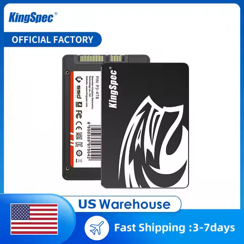 KingSpec 2.5 Hard Disk SSD 128G 256G 512G 1TB 2TB SATA3 Internal Solid State Drive Hd for Laptop Des