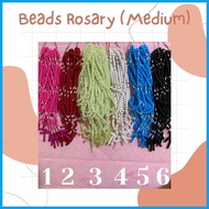 ◸ Beads Rosary (Medium size) Already blessed infront of Quiapo church