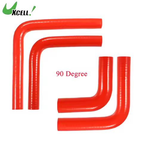 UXCELL 90 Degree 9.5/11/13/16/19/22/25/28/32/35/40/45/48/54MM Elbow Silicone Hose Coupler Intercoole
