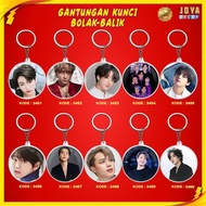 GANTUNGAN BTS KEYCHAIN BTS ACRYLIC KEYCHAIN BTS ROUND KEYCHAIN XJ