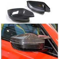 Carbon Fiber Rear View Side Mirror Cover Trim Auto Car Styling Accessories Replace For BMW New M3 M4