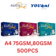 Paper One A4 Copier Paper 75gsm 500 Sheets