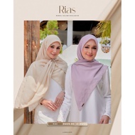 RIAS (4 HELAI RM100) Bawal Sulam Exclusive Emboidery Cotton Voil by LUNALOOKxHEEJAB