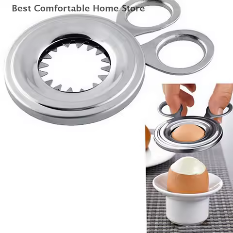 Boiled Egg Cutter Egg Scissor Kitchen Tool Stainless Steel Egg Cutter Boiled Egg Shell Scissor Peeli
