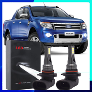6000K สีขาว LED หลอดไฟหมอกด้านหน้า 12 V-24 V ชุด 2 สำหรับ Ford Ranger T6 2008-2015 (ไฟตัดหมอก) รับปร