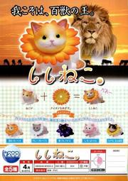【現貨】日本 EPOCH 轉蛋 百獸王獅子貓 全5種 整套販售 TXEP60503