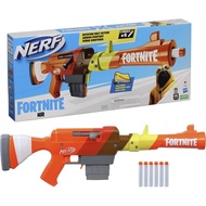 Nerf Fortnite HR Dart Blaster Gun, Ruff Wrap Design, Rotating Bolt, Detachable Barrel