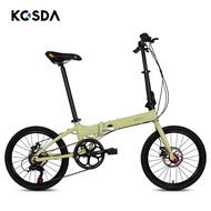 Kosda Bicycle Ultra-Light Small Portable Adult Aluminum Alloy Variable Speed Scooter Work Clothing Bicycle Foldable Bicycle