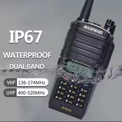 Baofeng UV-9R Plus Waterproof IP67 Dust-proof High Power 8W Walkie Talkie UV 9Rplus UHF VHF Radio UV