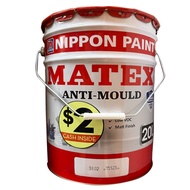 Nippon Paint Matex - High-Quality Paint for Interior Ceiling & Wall (7L/20L) 9102 White