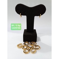 0186 HUGGIES PLAIN EARRINGS 375 8K