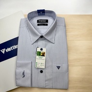 Viet Tien vertical striped long-sleeved shirt 1R6863