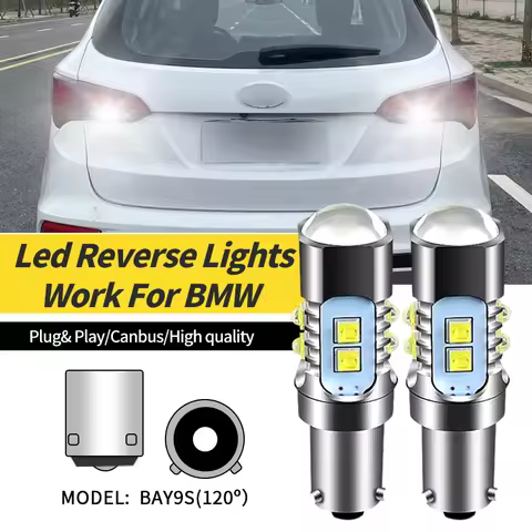2pcs Canbus No Error Led Reverse Lights Lamps H21W BAY9S For BMW 3-Series/5-Series F30,F80,F31,G30,F