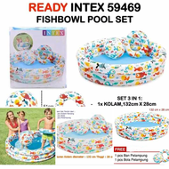 Kolam Renang Anak Intex Fish Bowl Set Bola Pelampung/ Kolam renang Bayi/ Kolam renang Balon Anak/ Kolam renang Anak Jumbo/ Kolam Renang Anak Ukuran besar/ Intex 59469/ Kolam renang Bestway/ Kolam Mandi bola anak/ Kolam Pompa/ Kolam Perosotan