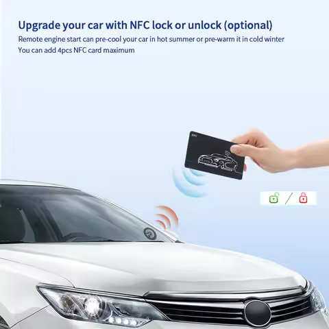 EASYGUARD PKE keyless entry universal car alarm auto start push start button NFC lock unlock Peugeot