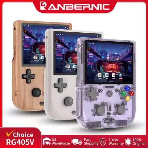 ANBERNIC RG405V Retro Handheld Game Console 4" IPS HD Touch Screen Android 12 System OTA Update Wifi