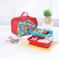 Kotak Bekal / Kotak Makan / Lunchbox Kenji Beserta Tas Free Sendok Garpu