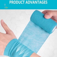 Self Adhesive Sports Wrap Bandage Breathable Cohesive Bandage Wrap Roll High Elasticity Self-Adheren
