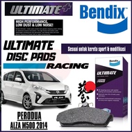 Bendix Ultimate Front  Brake Pad - Perodua Alza M500 2014 DB1820 ULT