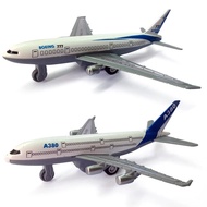 เครื่องบินโบอิ้งอัลลอยสำหรับเด็กของขวัญโมเดลของเล่นเครื่องบินแอร์บัสเครื่องบินของเล่นสำหรับเด็ก