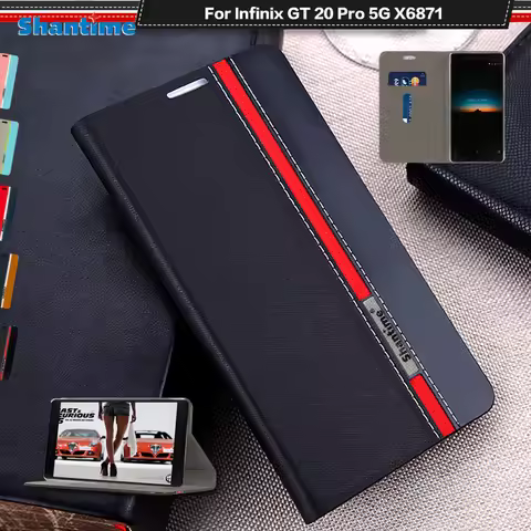 Luxury PU Leather Case For Infinix GT 20 Pro 5G X6871 Flip Case For GT 20 Pro 5G X6871 Phone Case So