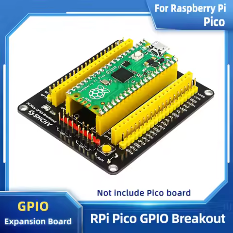Raspberry Pi Pico GPIO Breakout Extender DIY Expansion Board Male Female Pin with Switch for RPI Pic