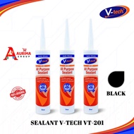 V-TECH VT201 BLACK 270ML VERSATILE ADHESIVE SEALANT