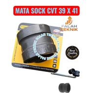 MATA Coupling Socket Wrench Bit 39x41mm CVT Double Head Socket Clutch Nut Socket Impact Socket Cvt39