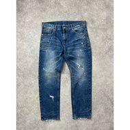 COLLAF faded disstressed jeans